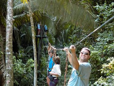 ZipLine, Iguana, Beach March 2005